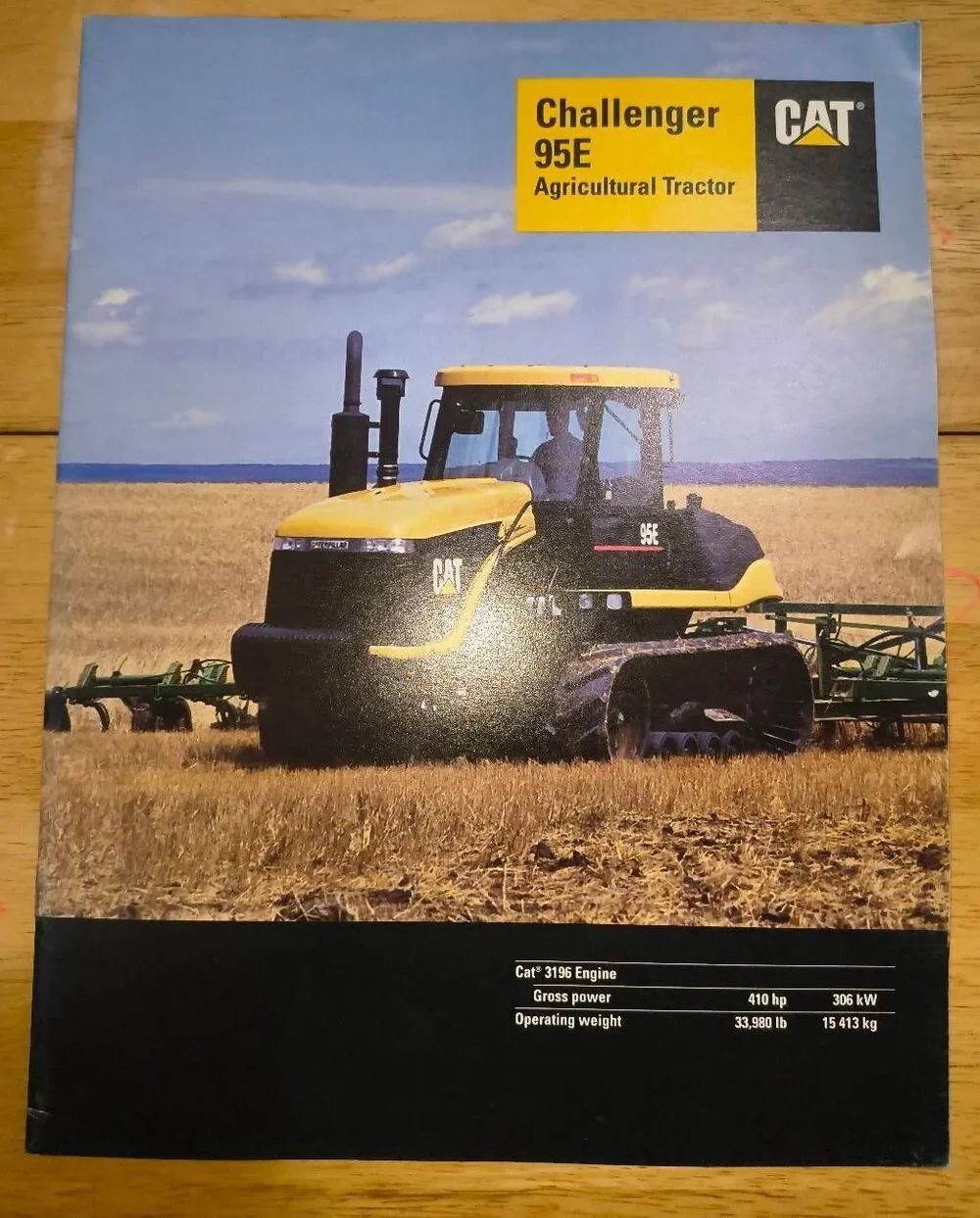 1997 CAT CHALLENGER 95E Agricultural Tractor LIT # AEHQ5286 9-97